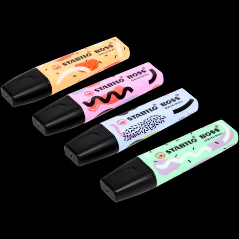 Markere Evidențiatoare Stabilo Boss - Ediție Specială (4 Culori Vibrante)