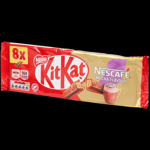 KitKat Nescafé Mokka - Experiența Cafelei Într-un Pachet de 8