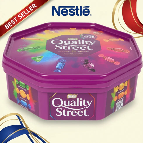 Cutia Cadou Nestlé Quality Street - Selecție Premium de Ciocolată și Caramele (1.3kg)