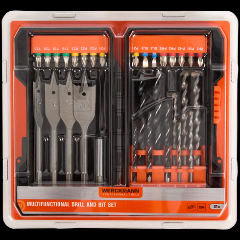 Set Profesional de Burghie și Biți Werckmann - Calitate Superioară pentru Orice Lucrare