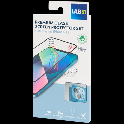 Set de Protecție Ecran Lab31 - Calitate Premium 9H, Antibacterian, Acoperire Completă