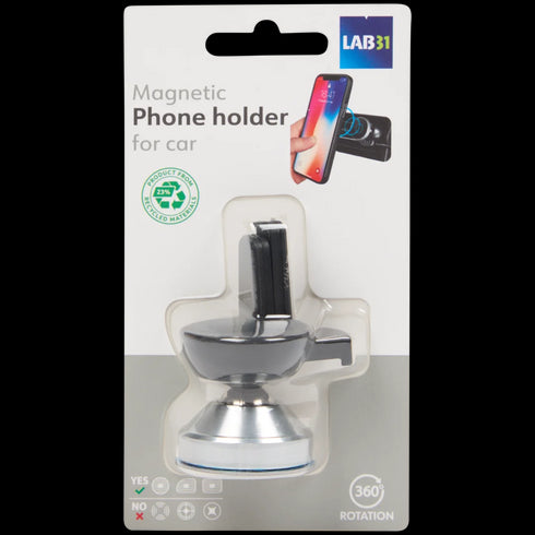 Suport Magnetic Universal pentru Telefon Auto - Lab31, Ideal pentru Navigație și Apeluri Hands-Free