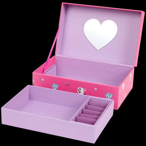 Cutie de Bijuterii Elegantă - Organizator Perfect pentru Podoabele Tale