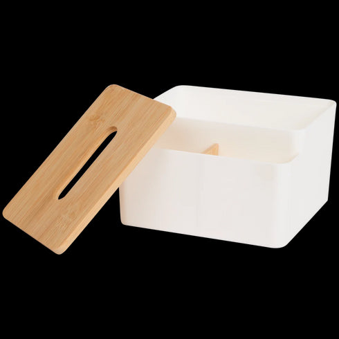 Cutie Elegantă și Organizator Multifuncțional pentru Șervețele - Eleganza (Bambus FSC)