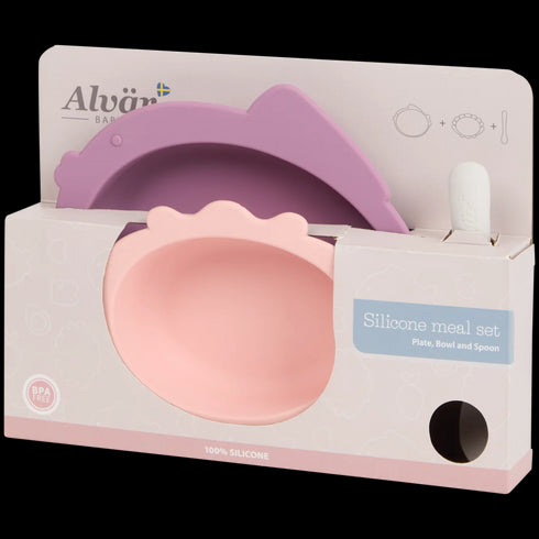 Set de Servire din Silicon Alvär - Perfect pentru Copii! Înveselește Mesele Copiilor