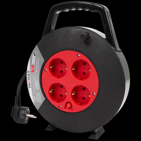 Tambur de Cablu Pro-max cu 4 Prize - Soluția Ta pentru Electricitate la Șantier și Acasă