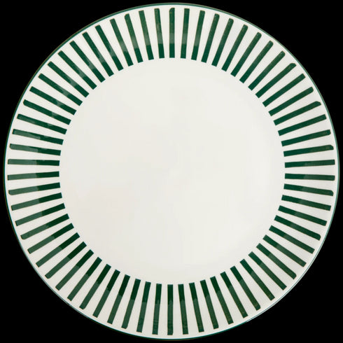 Farfurie Elegantă din Porțelan cu Design în Dungii - Perfectă pentru Orice Ocazie