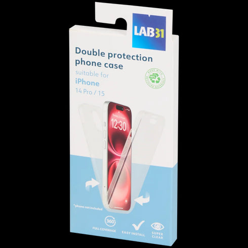Husă de telefon Lab31 - Protecție Dublă și Stil pentru iPhone - Ecologică