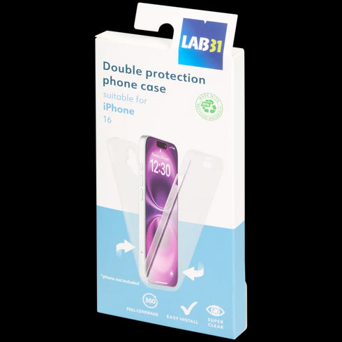 Husă de telefon Lab31 - Protecție Dublă și Stil pentru iPhone - Ecologică