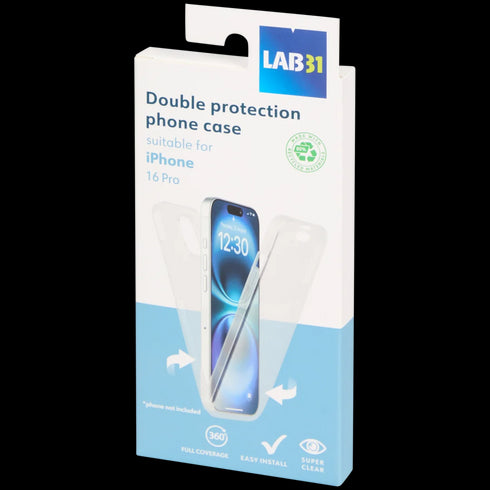 Husă de telefon Lab31 - Protecție Dublă și Stil pentru iPhone - Ecologică