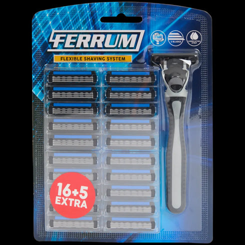 Aparat de Ras Profesional Ferrum - Barbierit Impecabil cu 3 Lame