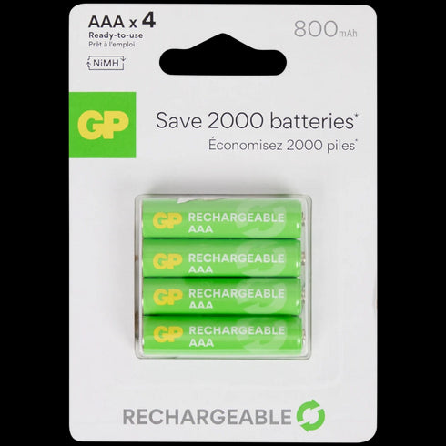 Baterii Reîncărcabile GP AAA - Energie Durabilă pentru Toate Dispozitivele Tale