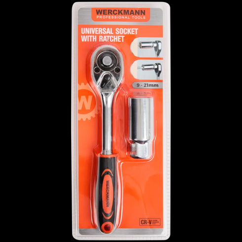 Cheie Tubulară Universală cu Clichet Werckmann - Soluția Ta pentru Orice Șurub!