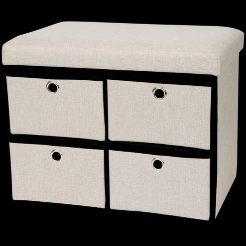 Organizator Depozitare Pliabil Premium - 4 Compartimente Spațioase (65% REDUCERE)