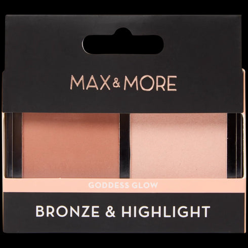 Max & More Bronzant și Iluminator Profesional - Strălucire Unică, Formula Vegană - Acum la Preț Redus!