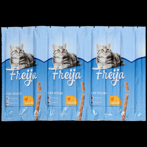 Bucură-ți Pisica: Recompense Premium Freija cu Pui Adevărat – Gustări Sănătoase și Irezistibile!