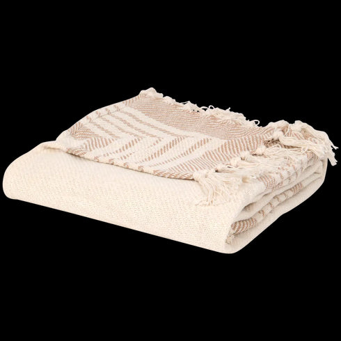 Cuvertură Indi Premium - Adaugă Stil și Confort Camerei Tale - 100% Fibre Reciclate