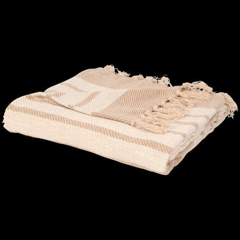 Cuvertură Indi Premium - Adaugă Stil și Confort Camerei Tale - 100% Fibre Reciclate