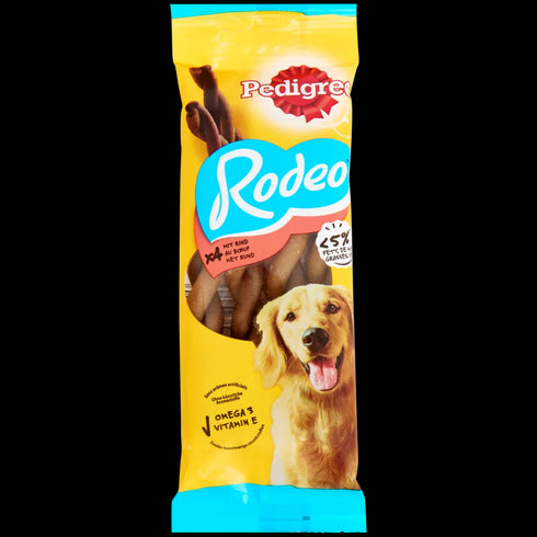 Pedigree Rodeo: Recompense Gumate Delicioase pentru Câini - Cu Vitamine Esențiale