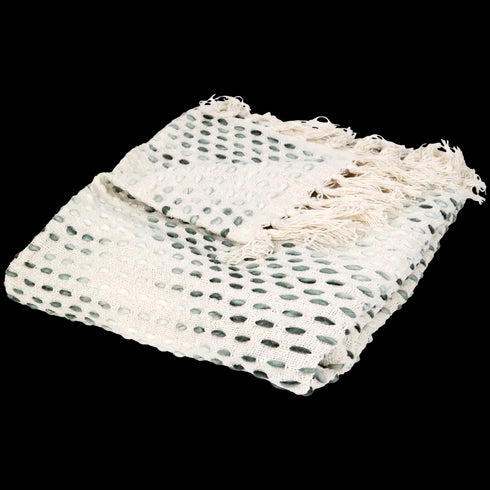 Pătură Elegantă Impletită din Fibre Reciclate - Confort și Stil în Nuanțe Diverse