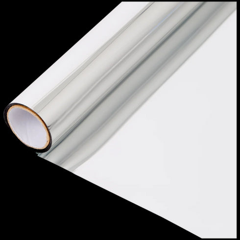 Folie Oglindă Auto-Adezivă pentru Ferestre – Protecție UV și Intimitate (200x50 cm)