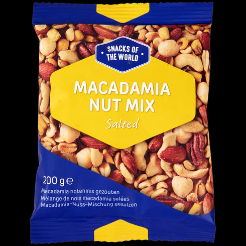 Mix Exotic de Nuci de Macadamia - Gustare Sărată Premium