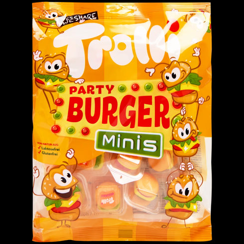 Gummy Party Burger Trolli Mini - O Explozie de Gust Amuzant!