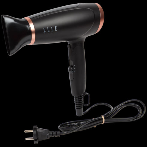 Uscător de Păr Profesional ELLE 2200W - Puternic, Pliabil și Elegant