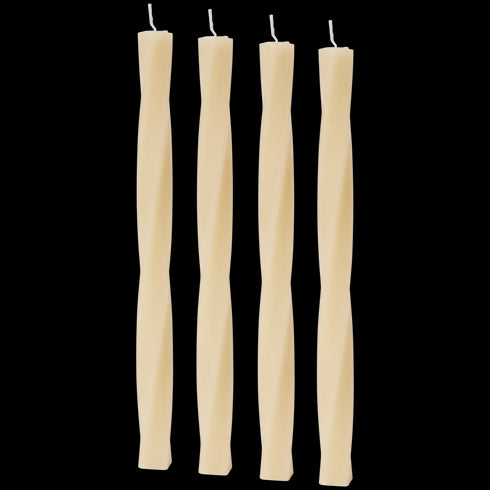 Lumânări Decorative Elegante pentru Masă - Set de 4 Bucăți, 2x25 cm