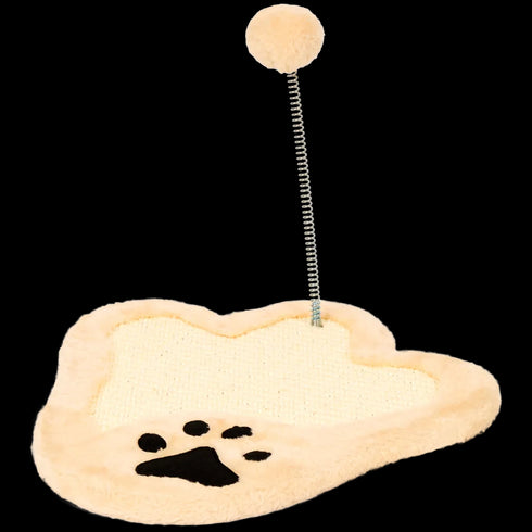 Covoraș de Zgâriat Premium pentru Pisici cu Jucărie - Protejează-ți Mobilierul!