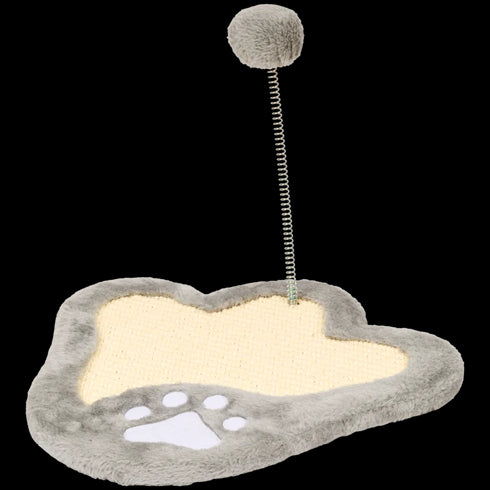 Covoraș de Zgâriat Premium pentru Pisici cu Jucărie - Igienă și Distracție Garantată!