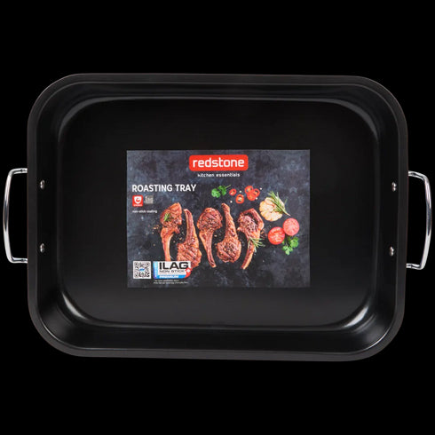 Tavă de Copt Redstone - Dimensiune 39x29x6 cm - Antiaderentă și Durabilă pentru Bucătăria Ta