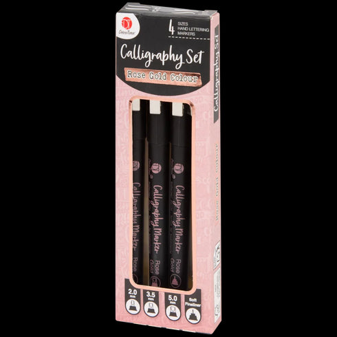 Set Profesional de Markere pentru Caligrafie DécoTime - Culori Vibrante, Vârfuri Multiple pentru Artă și Design