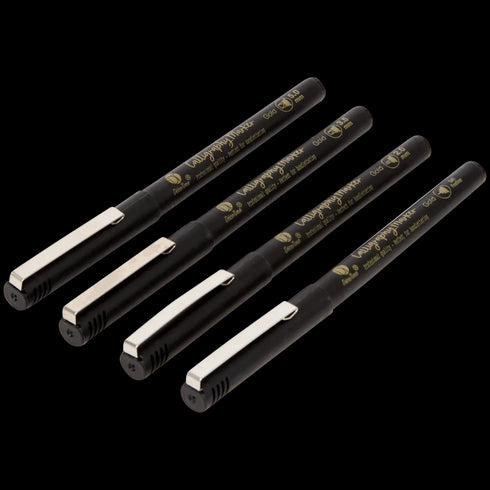 Set Profesional de Markere pentru Caligrafie DécoTime - Culori Vibrante, Vârfuri Multiple pentru Artă și Design