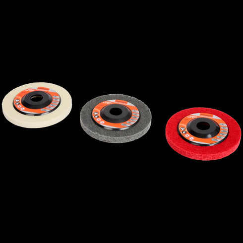 Discuri Abrazive Profesionale Werckmann - Set 3 Bucăți, Diametru 125mm, Granulație 180