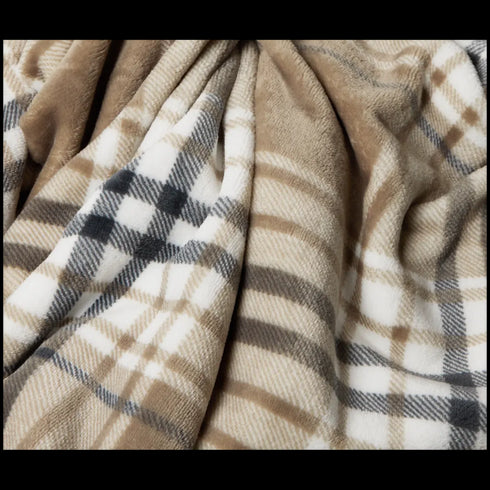 Pătură Supradimensionată XXL de Lux - Confort Premium în Carouri - Perfectă pentru Relaxare în Familie