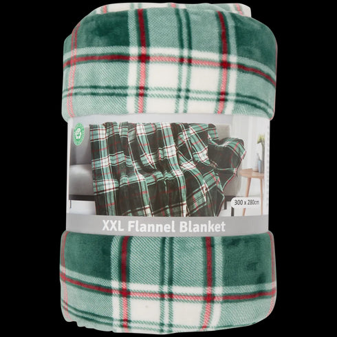 Pătură Supradimensionată XXL de Lux - Confort Premium în Carouri - Perfectă pentru Relaxare în Familie