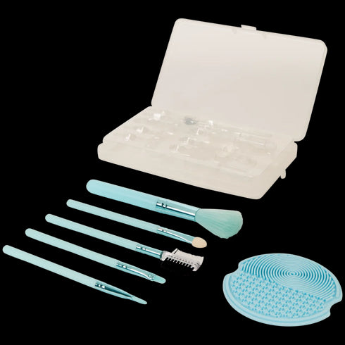 Set Profesional de Pensule de Machiaj - Cutie Premium de Depozitare