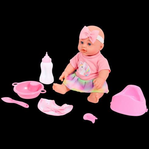 Păpușă care face pipi Dolly Star Baby Lola