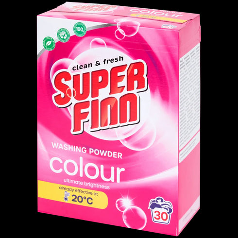 Detergent Pudră Superfinn Colorate - Curățenie Strălucitoare și Protecția Culorilor