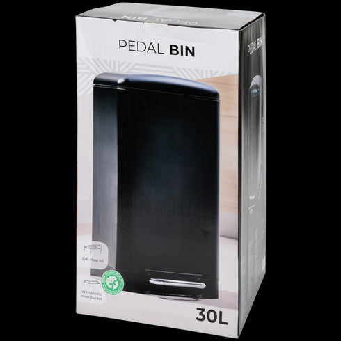 Găleată Premium cu Pedală și Închidere Lentă - Design Mat Modern