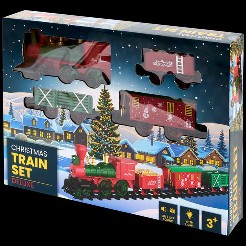 Trenuleț de Crăciun cu lumini si sunet 3+ ani