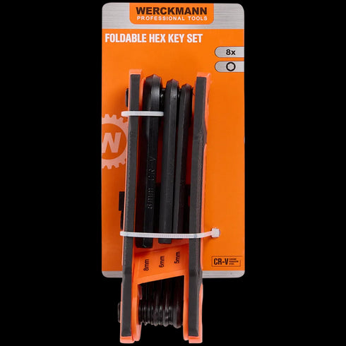 Set Pliabil Multifuncțional Werckmann: Chei Hexagonale și Tubulare Esențiale pentru Profesioniști