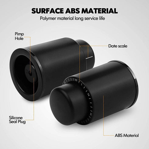 Dop reutizabil Techsuit cu functie vidare sticla de vin