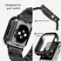 Pachet 360° Husa + folie Apple Watch 1/2/3 42mm Lito Armor S+, albastru