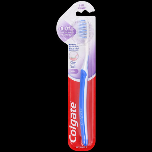 Periuță de dinți Colgate Slim Soft - Curățare Avansată și Albire pentru un Zâmbet Strălucitor