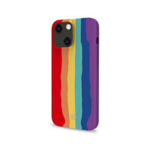 Husa de protectie Celly pentru iPhone 13, RAINBOW, Multicolor