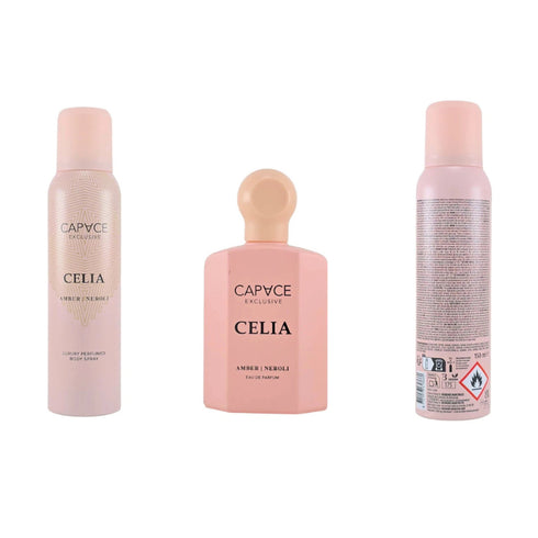Set Apa de parfum 100 ml si Spray de corp parfumat Capace, Celia