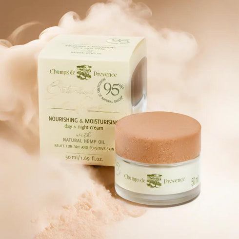 Crema de fata cu ulei natural de canepa Botanical Care, hranitoare si hidratanta, Champs de Provence, 50 ml