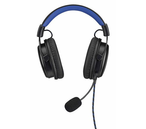 Casti Casti gaming GOJI GPS4HS19, Conectivitate Jack, Control volum, Compatibile cu PC/Mac/Xbox One/PS4, Albastru